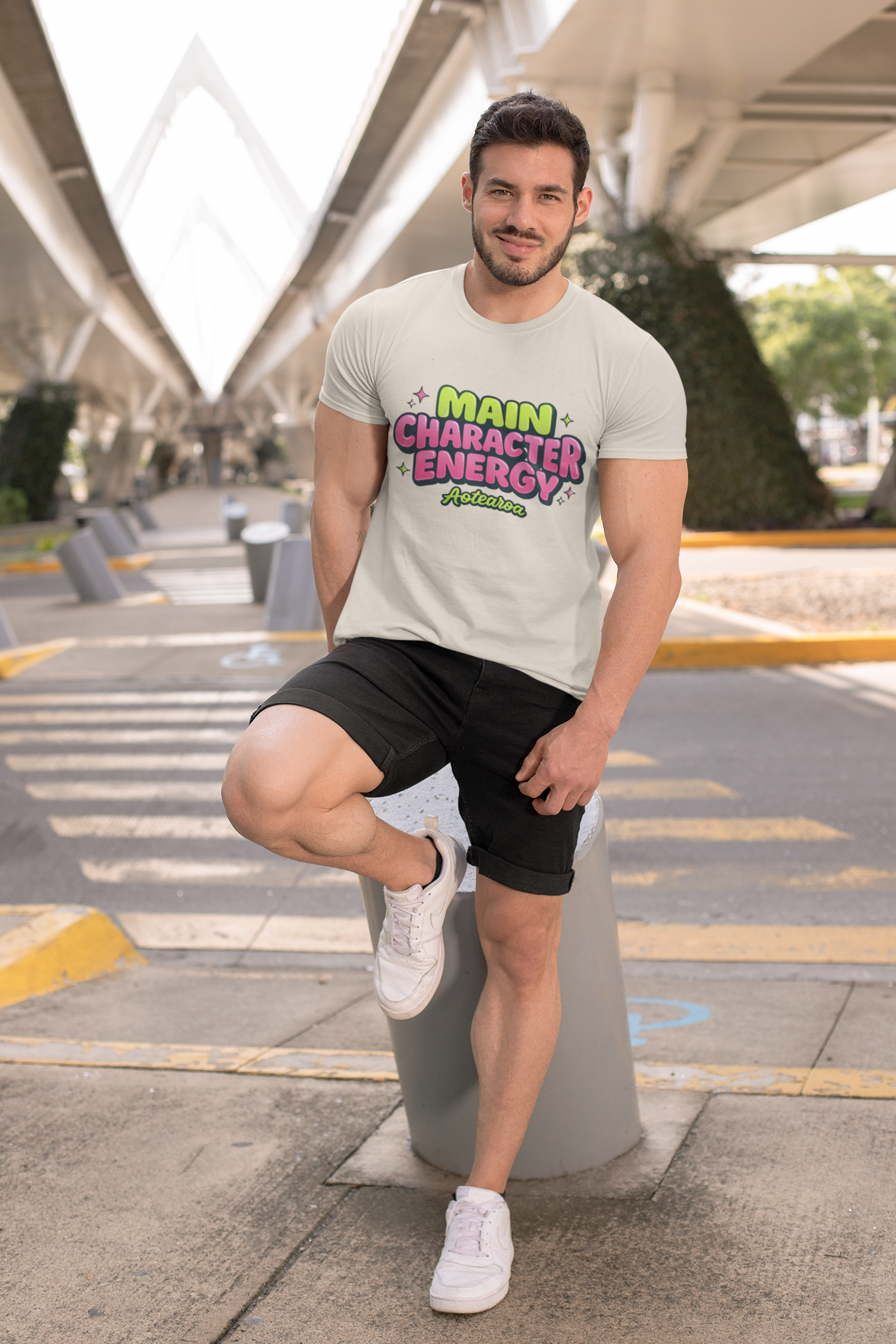 Main Character Energy Heavyweight Unisex Crewneck T-Shirt | Gildan® 5000