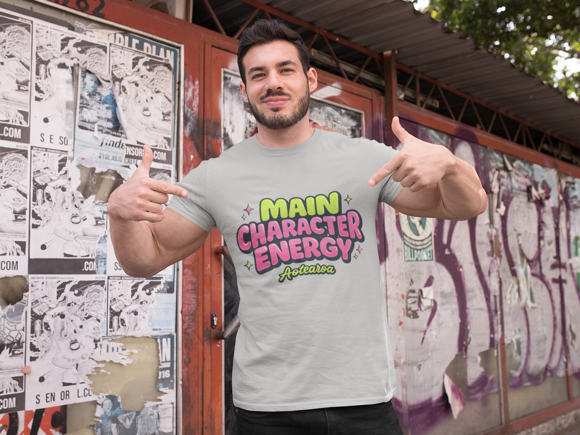 Main Character Energy Heavyweight Unisex Crewneck T-Shirt | Gildan® 5000